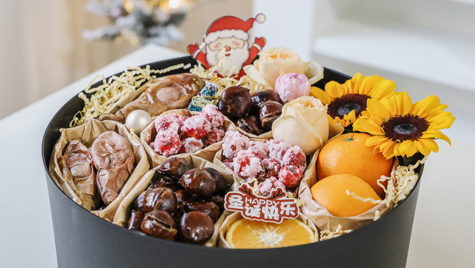 Fried chestnuts with sugar