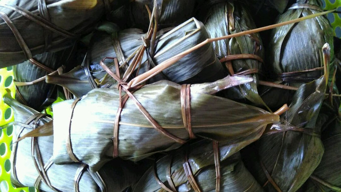 Teochew style rice dumplings