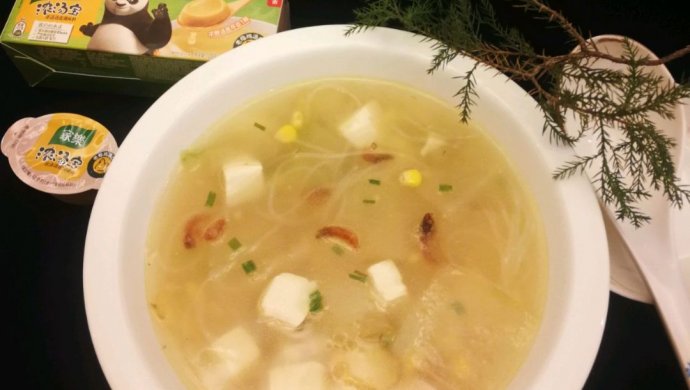 Assorted Winter Melon and Dried Rice Soup