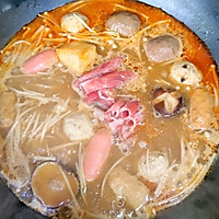 #i上吃在e在e出#Hong Kong-style sand tea Illustration of how to make hot pot 5