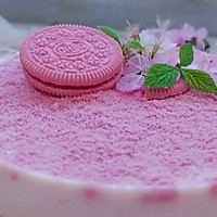 Spring limited edition, no steaming or baking, girls' hearts will burst with excitement YanWorth the cherry blossom strawberry mousse cake! Illustration of how to do it 19