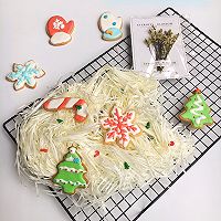 Illustration of how to make Christmas frosted cookies 18