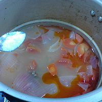 #i上吃在e了# Tomato, Onion and Oxtail Soup Illustration of how to do it 11