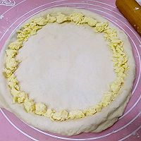 Illustration of how to make curled durian pizza 7