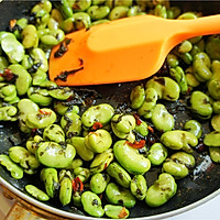 Onion, olive oil, vegetables and fresh broad beans--Illustration of spring seasonal snacks 7