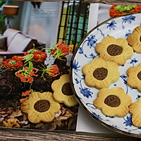 Illustration of how to make sunflower cookies 13