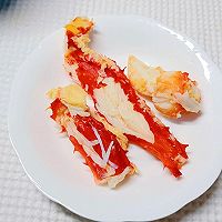 #New Year's Eve king crab has claws every year# crab claw meat Illustration of how to mix celery 4