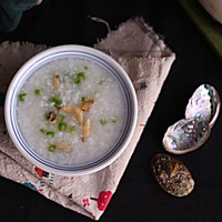 Illustration of how to make abalone porridge 9