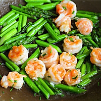 [Fat-reduced quick dish] Recipe for stir-fried asparagus and shrimp balls Illustration 6