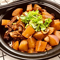 #下 rice braised vegetables#Winter home cooking~How to make braised radish Illustration 11