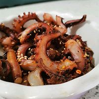 #小食街How to eat#Spicy grilled squid tentacles｜Oven Illustration of how to make street stall flavor that you can also make 7