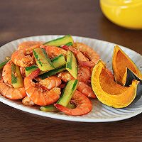 # Workers' Healthy Meal#Low-calorie full and healthy lunch ~Cucumber Shrimp + Beibei Pumpkin Recipe Illustration 11