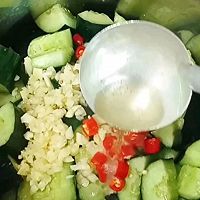 #我为吃力# Summer refreshing dish cucumber Illustration of how to do it 5