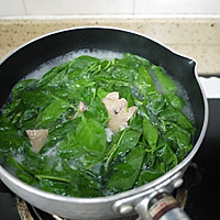 #Hardcore Recipe Producer#Wolfberry Leaf Pork Liver Soup Illustration of how to do it 5