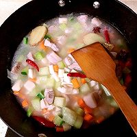 Winter flavor—Illustration of how to make Sanding Sauce Stew 10