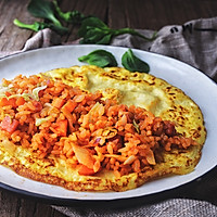 Kuaishou Zero Failure Tomato Omelette Rice Recipe Illustration 14