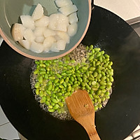 Simple dinner: Scallops and edamame with white rice recipe illustration 6