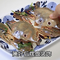 Illustration of how to make raw pickled crabs in Chaoshan 9