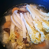 Baby Cabbage Boiled Tofu Soup# Single Challenge Summer# Recipe Illustration 4 