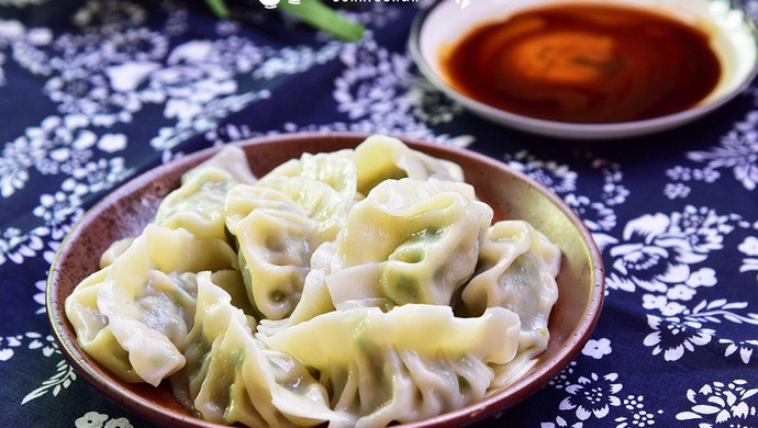 Three fresh dumplings