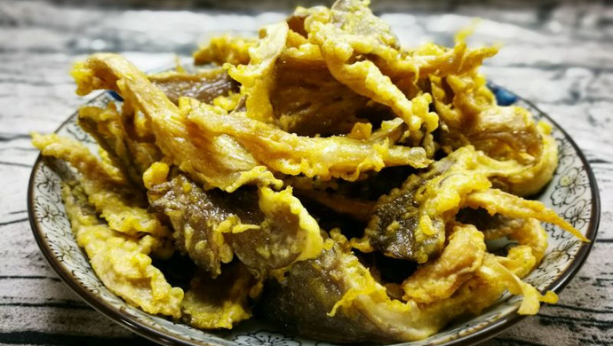 Fried oyster mushrooms