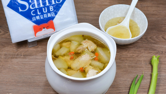 Winter Melon and Wolfberry Qingyuan Chicken Soup