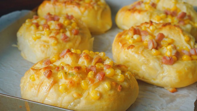 Corn Ham Cheese Bread