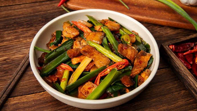 Twice-cooked pork, a unique Sichuan dish