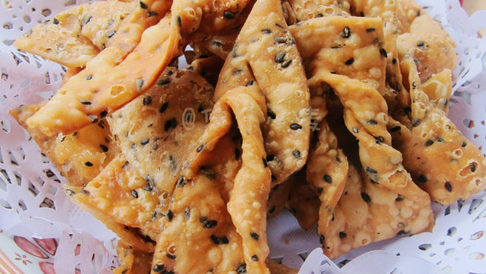 Fried sesame fruit