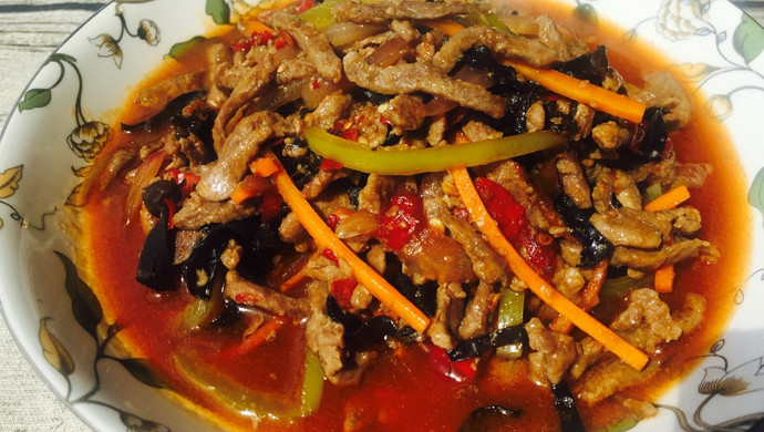 Sichuan fish-flavored shredded pork