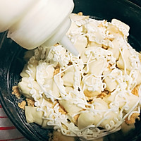 Illustration of how to make fried salad and meat floss hand-pulled bread, super soft and fragrant breakfast 13