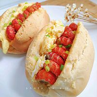 #Carnivoreism#How to make smooth egg lobster bread with lobster Illustration 14