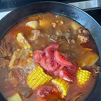 Illustration of how to make tomato and potato beef brisket 12