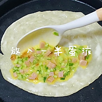 Kuaishou Breakfast~How to Eat Hand Cake 1 (Hand Cake Illustration of how to make eggs) 3