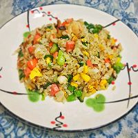 #changing patterns to eat breakfast#Assorted Fried Rice Recipe Illustration 19