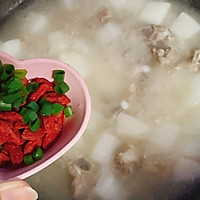 Winter health soup ❗️The soup is delicious and delicious~How to make radish ribs soup Illustration 6