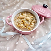 Lotus Seed and Mung Bean Porridge# Single Challenge Summer# Recipe Illustration 5