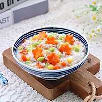 #我就是吃力# Eat more in summer Illustration of how to make carrot and meat porridge that protects eyes and nourishes liver 12