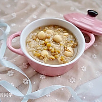 Lotus Seed and Mung Bean Porridge# Single Challenge Summer# Recipe Illustration 4