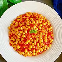 #primary and middle school students nutritious meal#Illustration of how to make tomato sauce and soybeans 8 