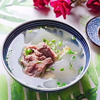 #summer heat relief, it must be it#summer heat-clearing solution Summer Food ~ Illustration of how to make Dried Bamboo Bamboo Shoots, Winter Melon and Pork Ribs Soup 19