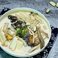 Illustration of how to make tofu and fish head soup 11