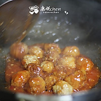 Tomato Sauce Shrimp Meatballs#成年金食.Memory of the Year Illustration of how to make Wei# 13