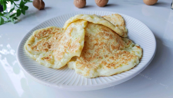 Garlic winter melon soft egg pancake