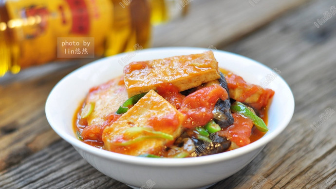 Grilled Tofu with Mushrooms