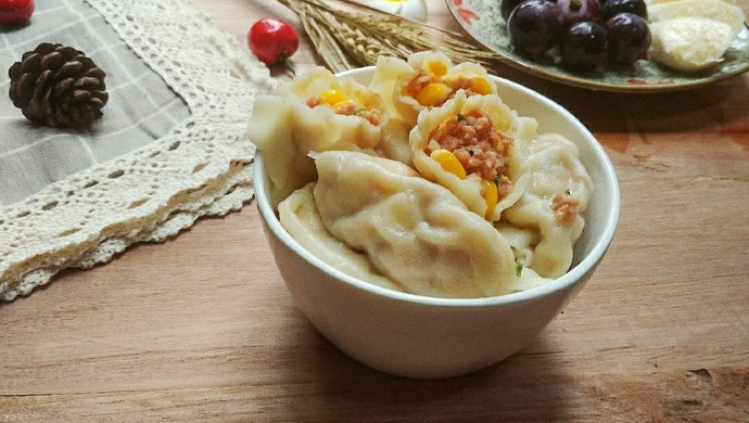 Pork Corn Stuffed Dumplings