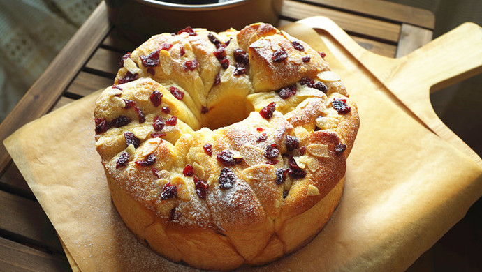 Condensed Milk Cranberry Bread