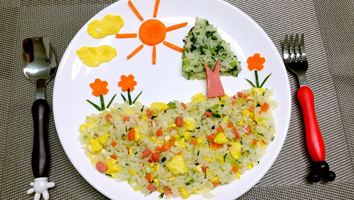 Creative breakfast for children