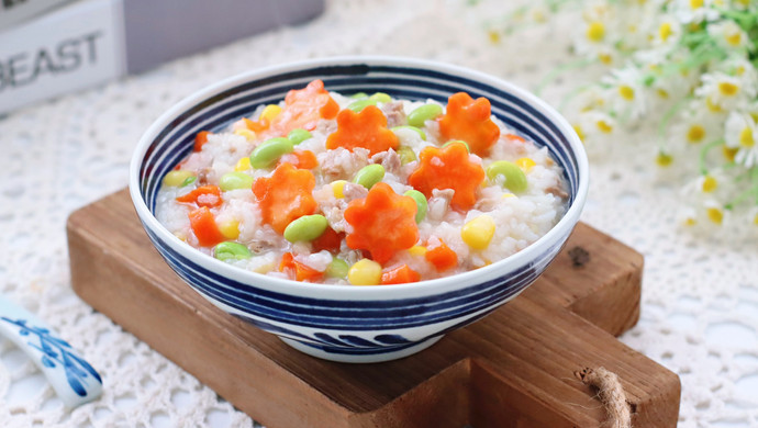 Carrot and pork porridge