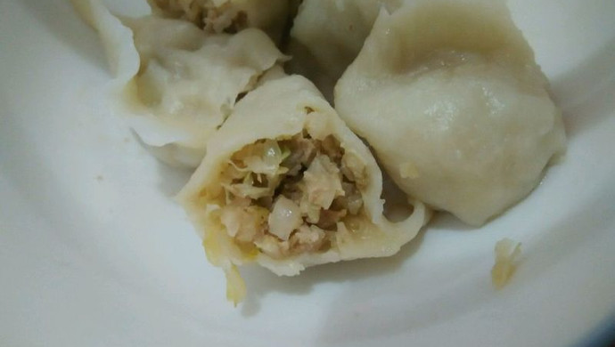 Sauerkraut and meat dumplings